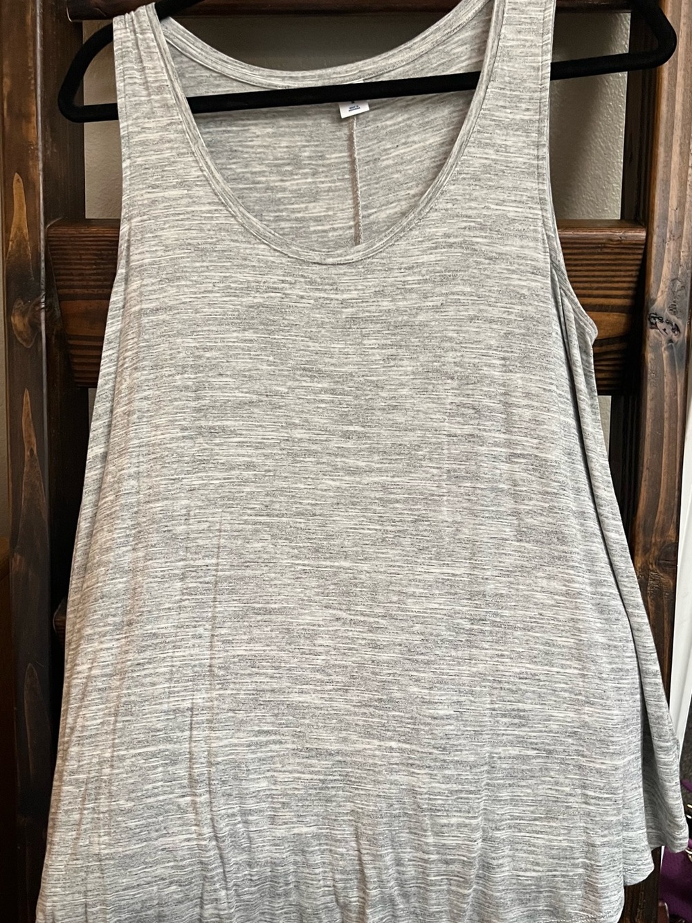 Old Navy Heather Light Gray Tank Top